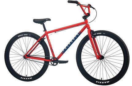 FAIRDALE Taj 27.5 BMX Cruiser Bike matt-fire-engine-red