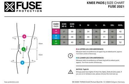 FUSE Alpha Classic Knee Pads Kids XS/S