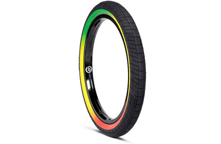 SALTPLUS Sting Tire black/rastawall 20x2.35