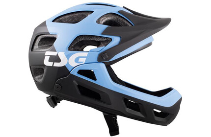 TSG Seek Kids FR Helmet flow black-azuro XXS/XS