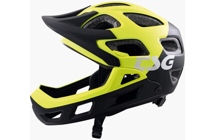 TSG Seek Kids FR Helmet flow black-yellow