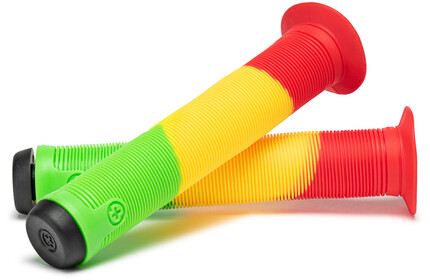 SALTPLUS XL Flanged Grips rasta (green/yellow/red)