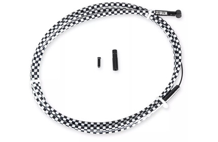 STOLEN Whip Fast Times Brake Cable black/white-checkered