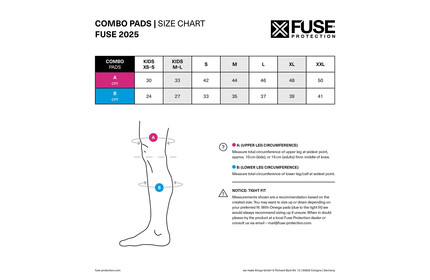 FUSE Omega Elite 75 Combo Knee/Shin Pads