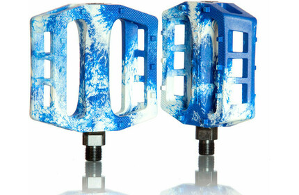 DEMOLITION Trooper Pedals SALE white/blue-splatter 