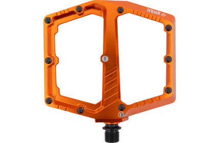 AMBIT Breach Aluminium Flat Pedals orange large