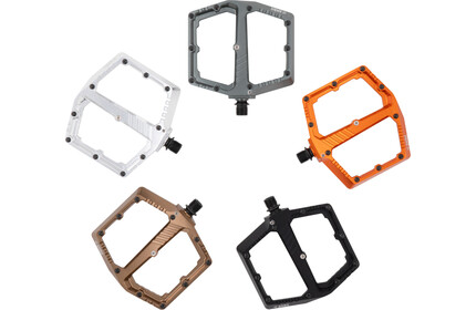 AMBIT Breach Aluminium Flat Pedals orange large