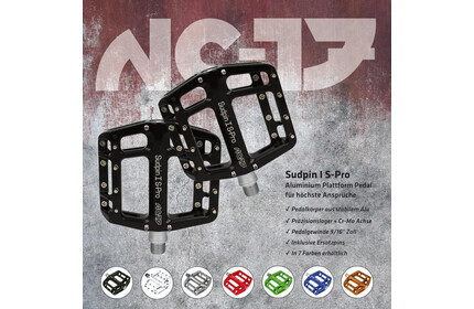 NC-17 Sudpin I S-Pro Aluminium Pedals black