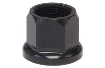 Hub Axle Nut (1 Piece) black 10mm (chromoly version)