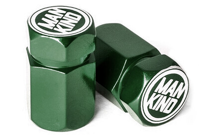 MANKIND Valve Caps (1 Pair) green