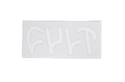 CULT Frame Die-Cut Sticker white